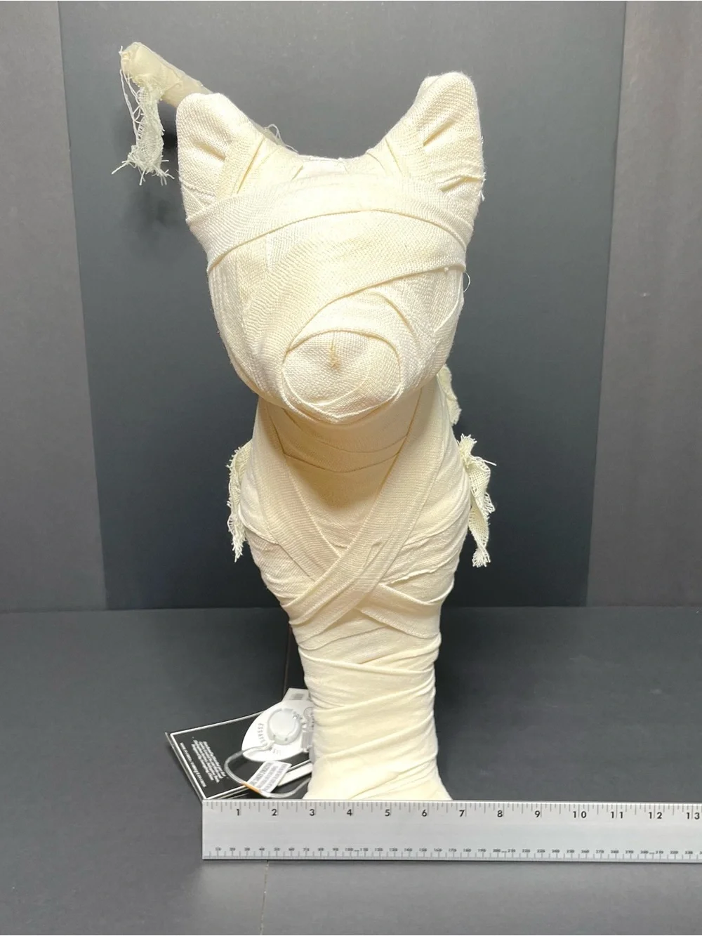 Martha Stewart LED Mummy Cat Halloween Decor